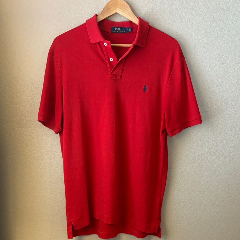 Polo by Ralph Lauren Red Short-Sleeve Polo Shirt